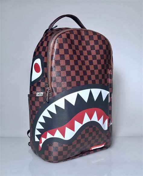 louis vuitton backpack shark